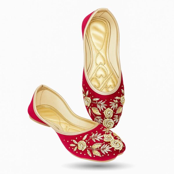 pink punjabi juti for women