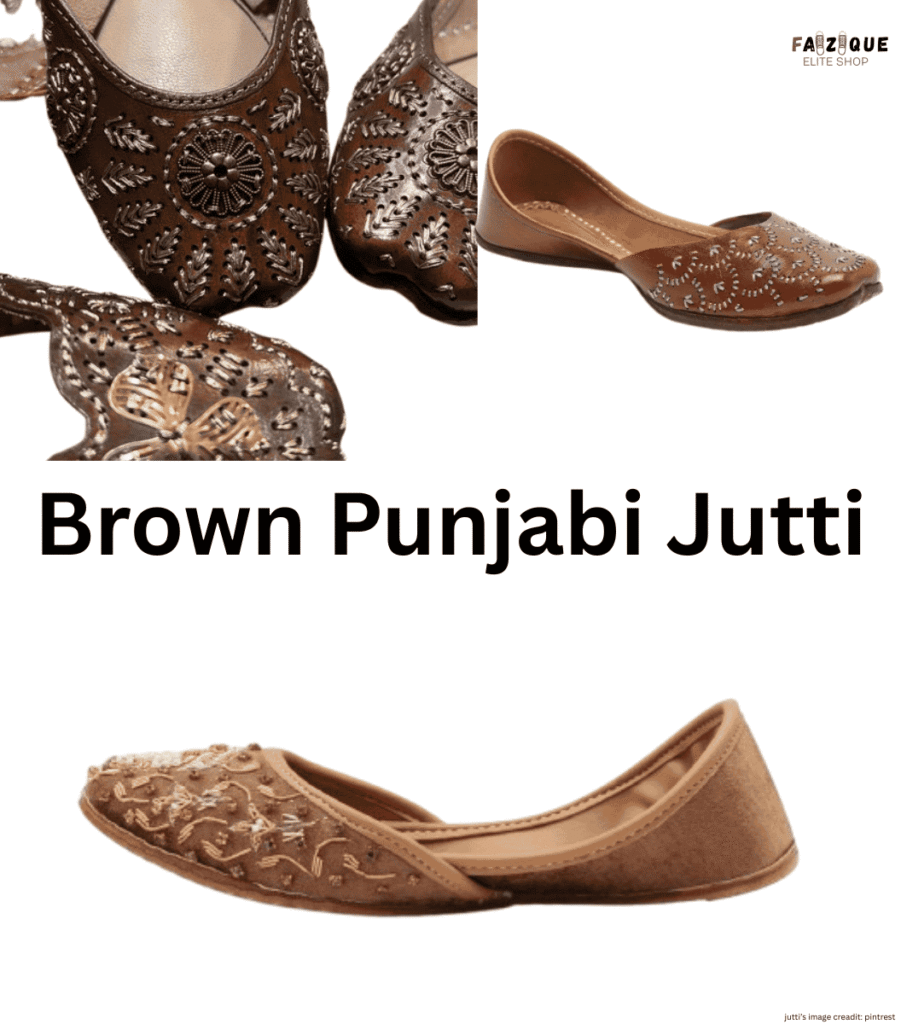 Brown Punjabi Jutti