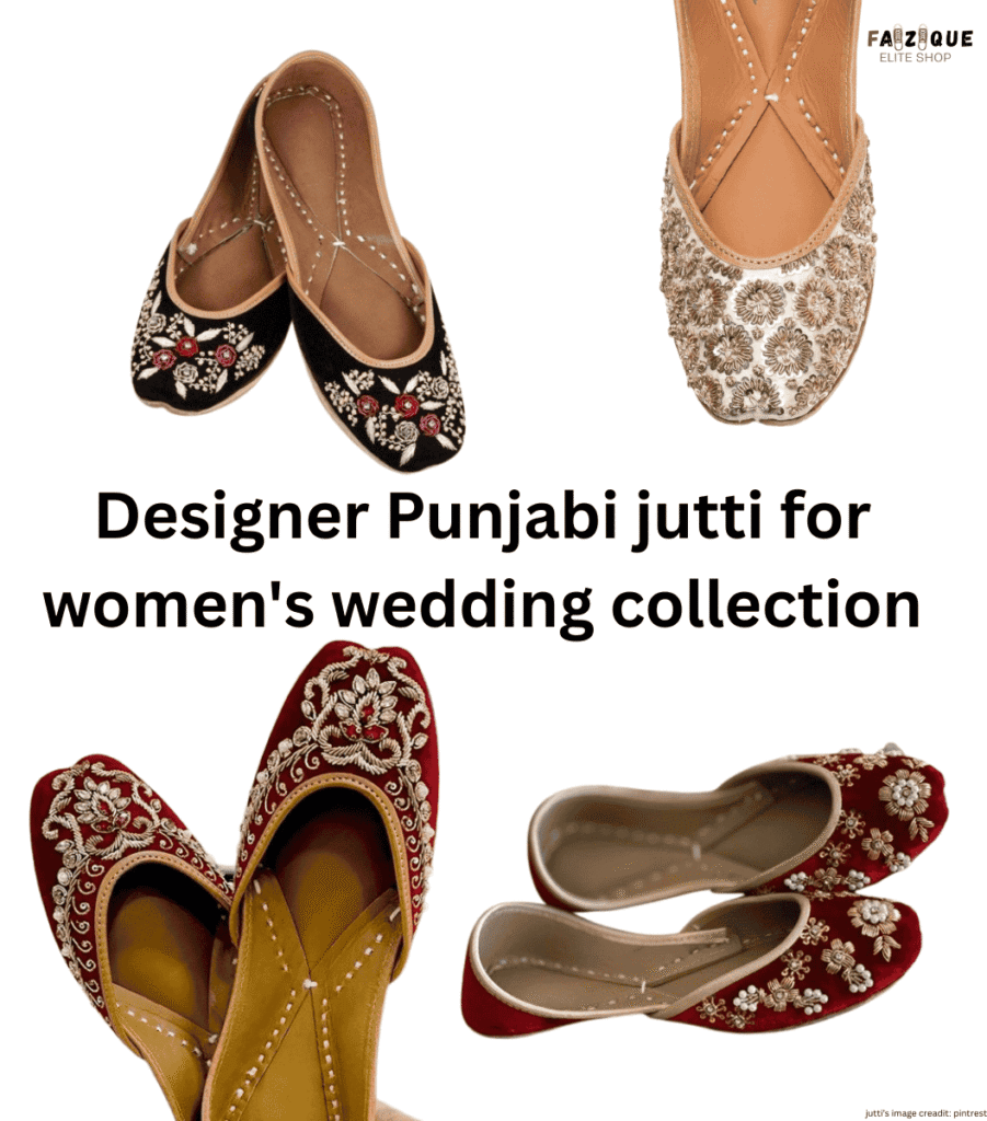 Designer Punjabi Jutti for women's wedding collection