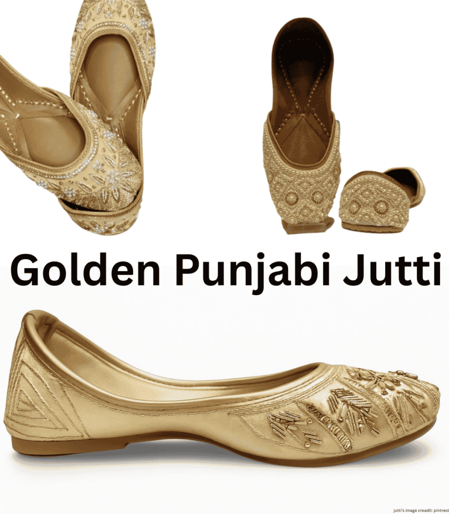 Golden Punjabi Jutti