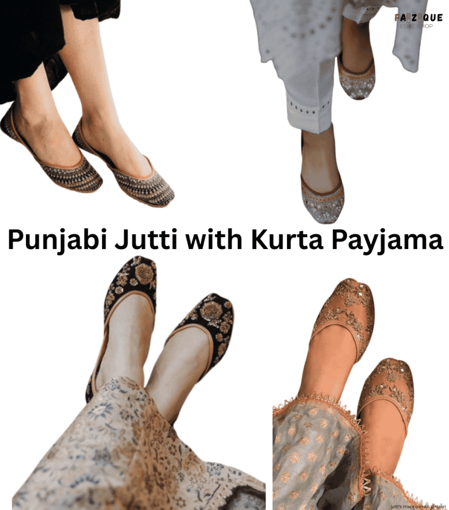 Punjabi Jutti with Kurta payjama